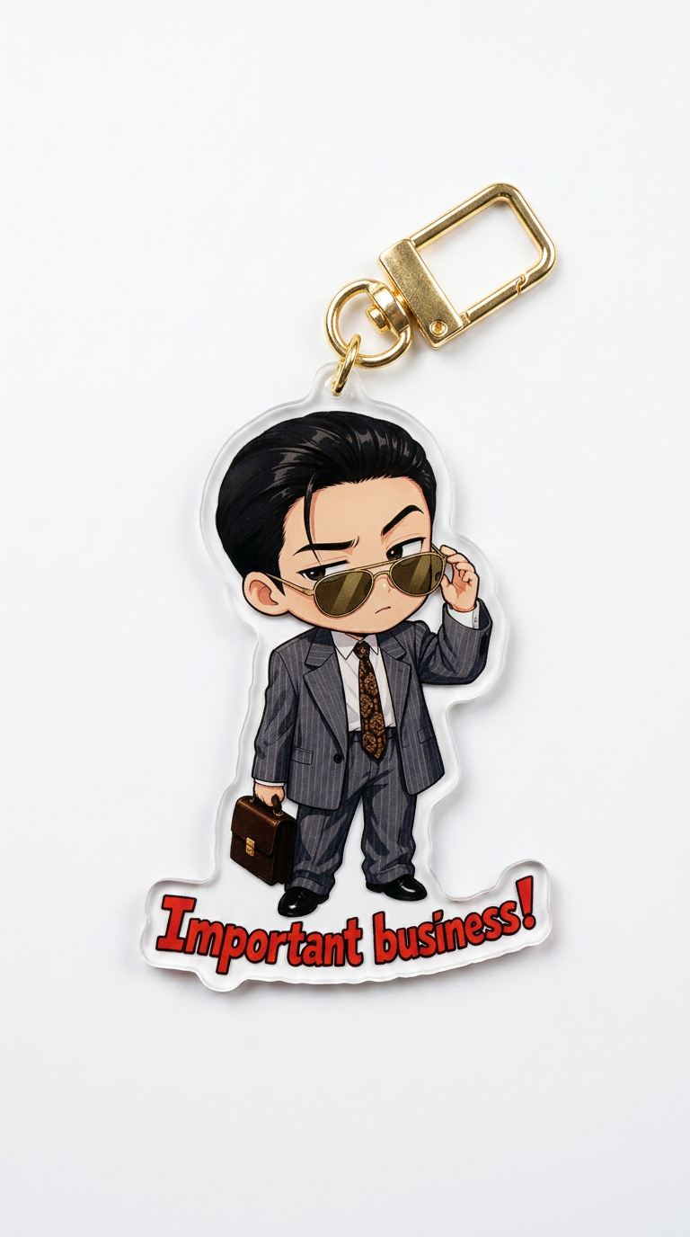 OT7 Iconic Meme & Quote Acrylic Keychain Set (7-Piece Pack)