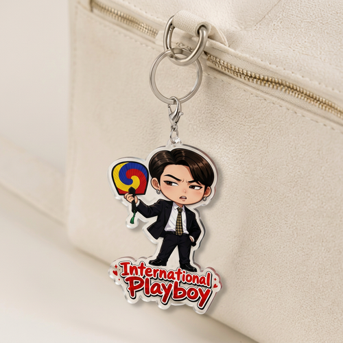 OT7 Iconic Meme & Quote Acrylic Keychain Set (7-Piece Pack)
