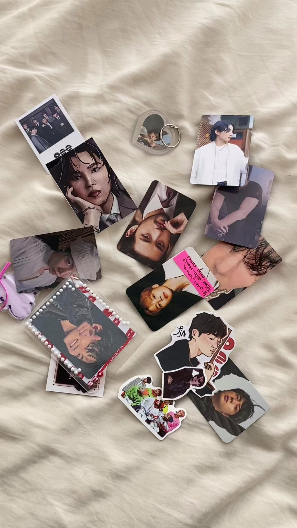 OT7 Iconic Meme & Quote Acrylic Keychain Set (7-Piece Pack)