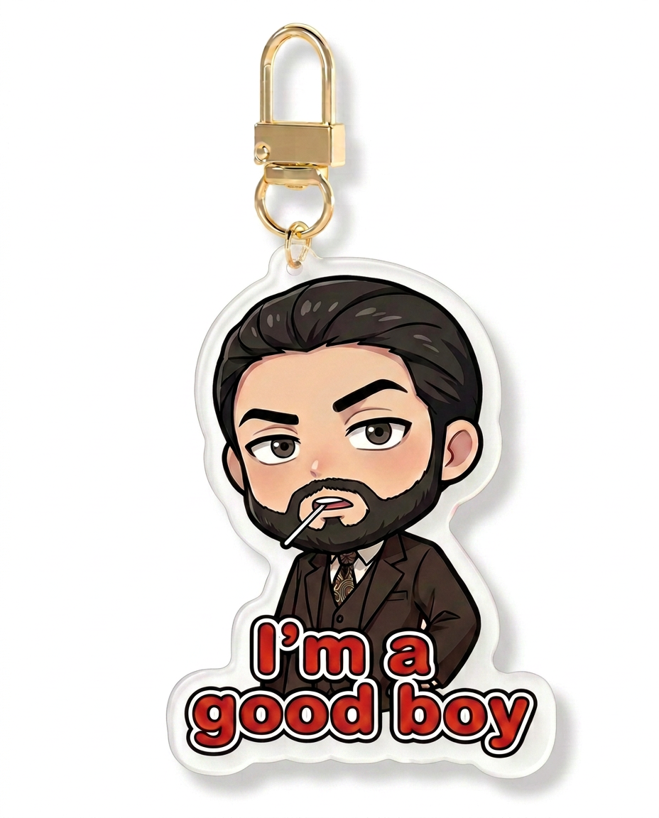 OT7 Iconic Meme & Quote Acrylic Keychain Set (7-Piece Pack)
